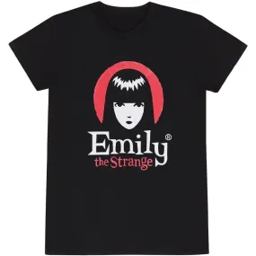 Emily The Strange Classic Logo Unisex T-Shirt – Schwarzes Shirt für Fans