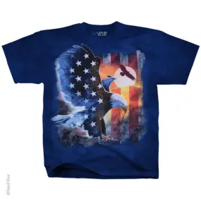 Liquid Blue T-Shirt - Soaring American Eagle